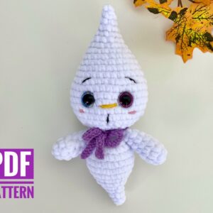 ghost crochet pattern halloween Fionadolls
