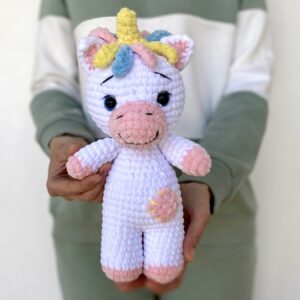 unicorn crochet pattern amigurumi Fionadolls