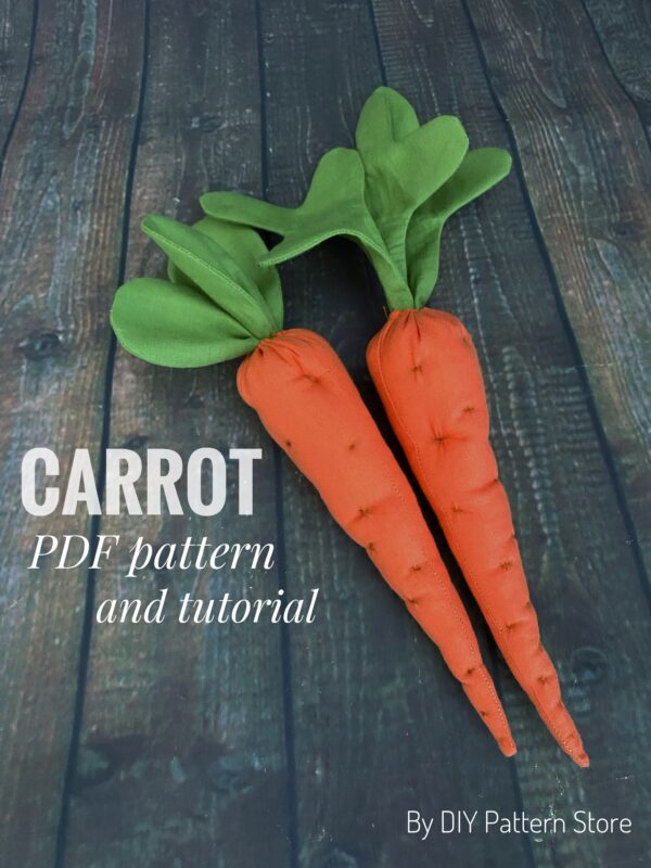 Carrot sewing pattern