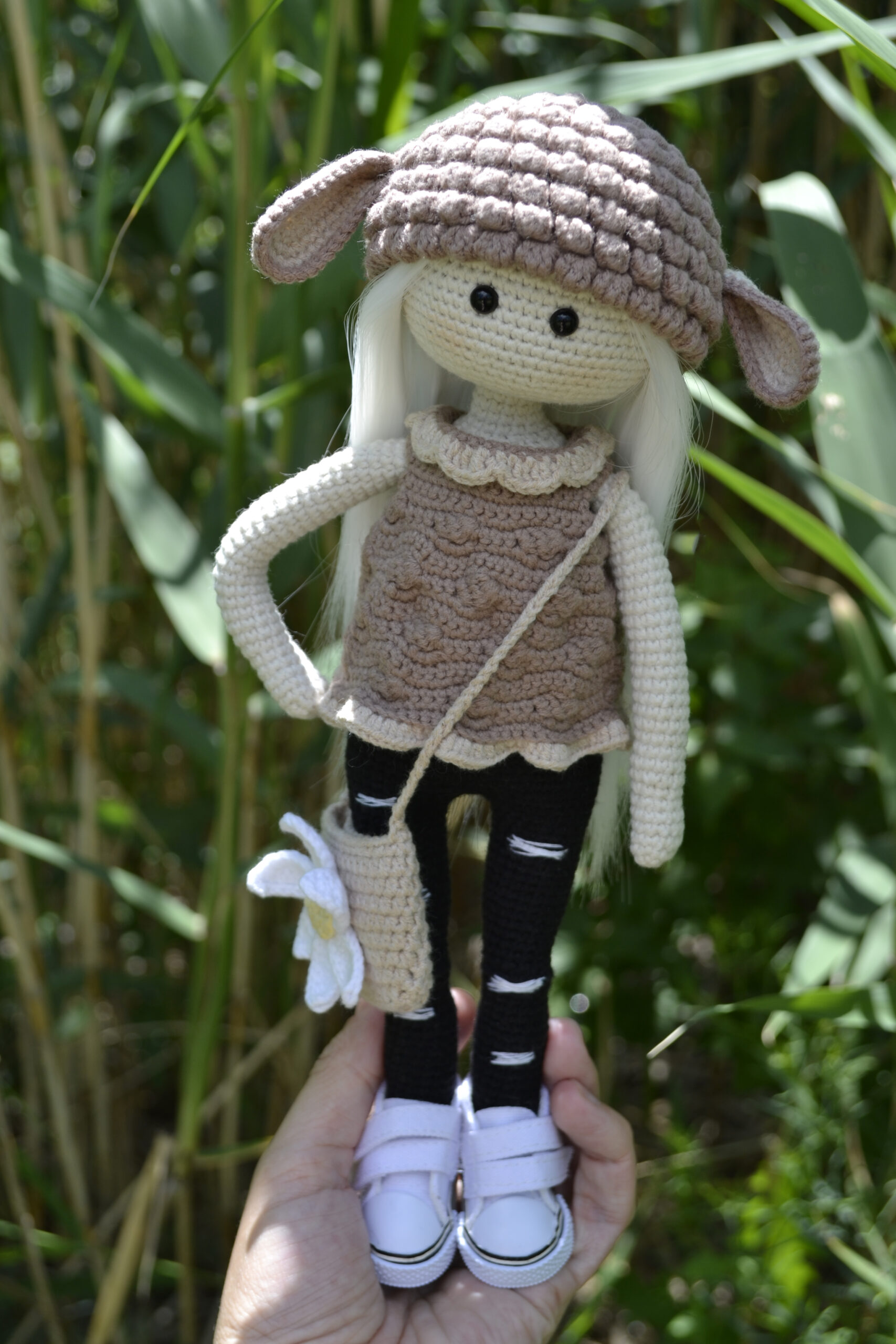 Crochet pattern tilda doll long legs