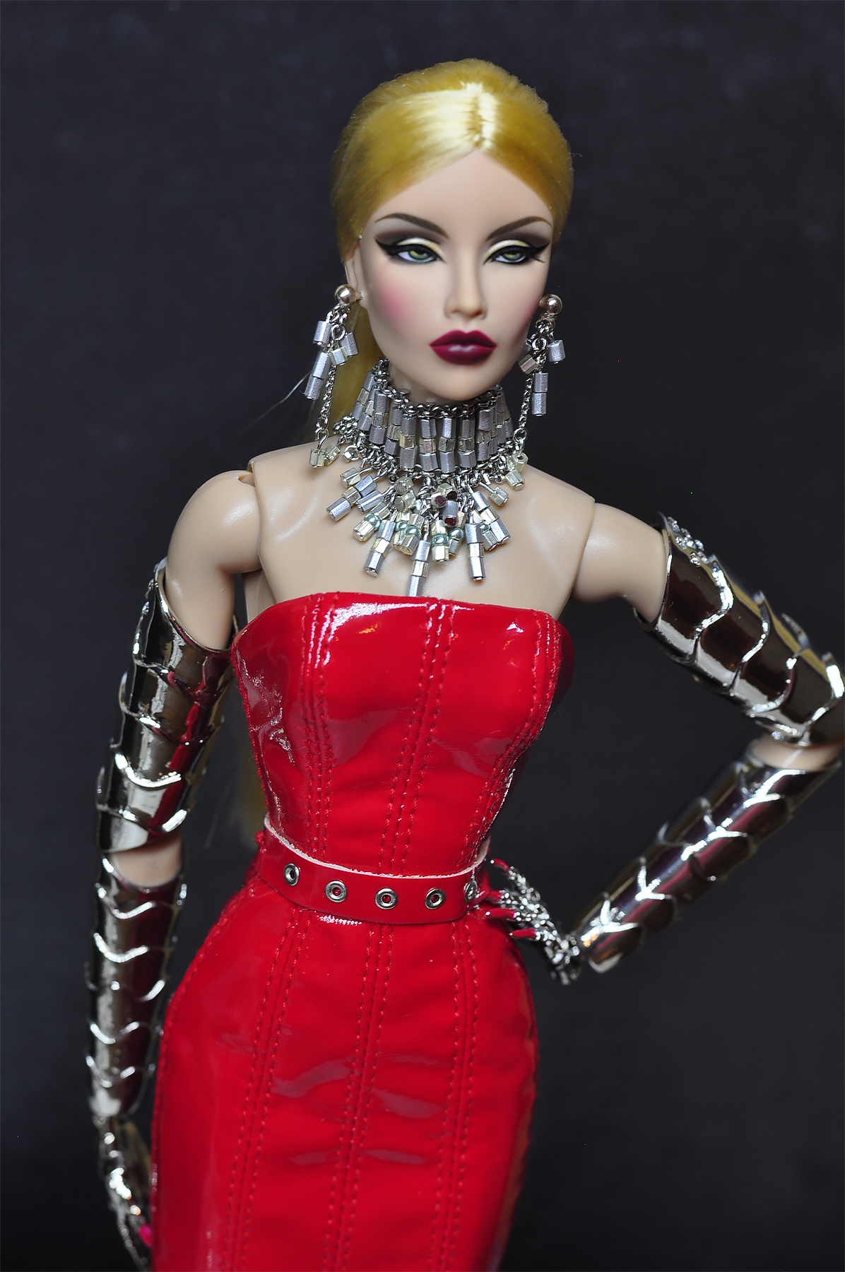 Shades of chrome Jewelry Set for 1/6 dolls Fashion Royalty Poppy ...