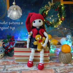 pattern doll xmas