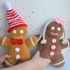 Crochet gingerbread