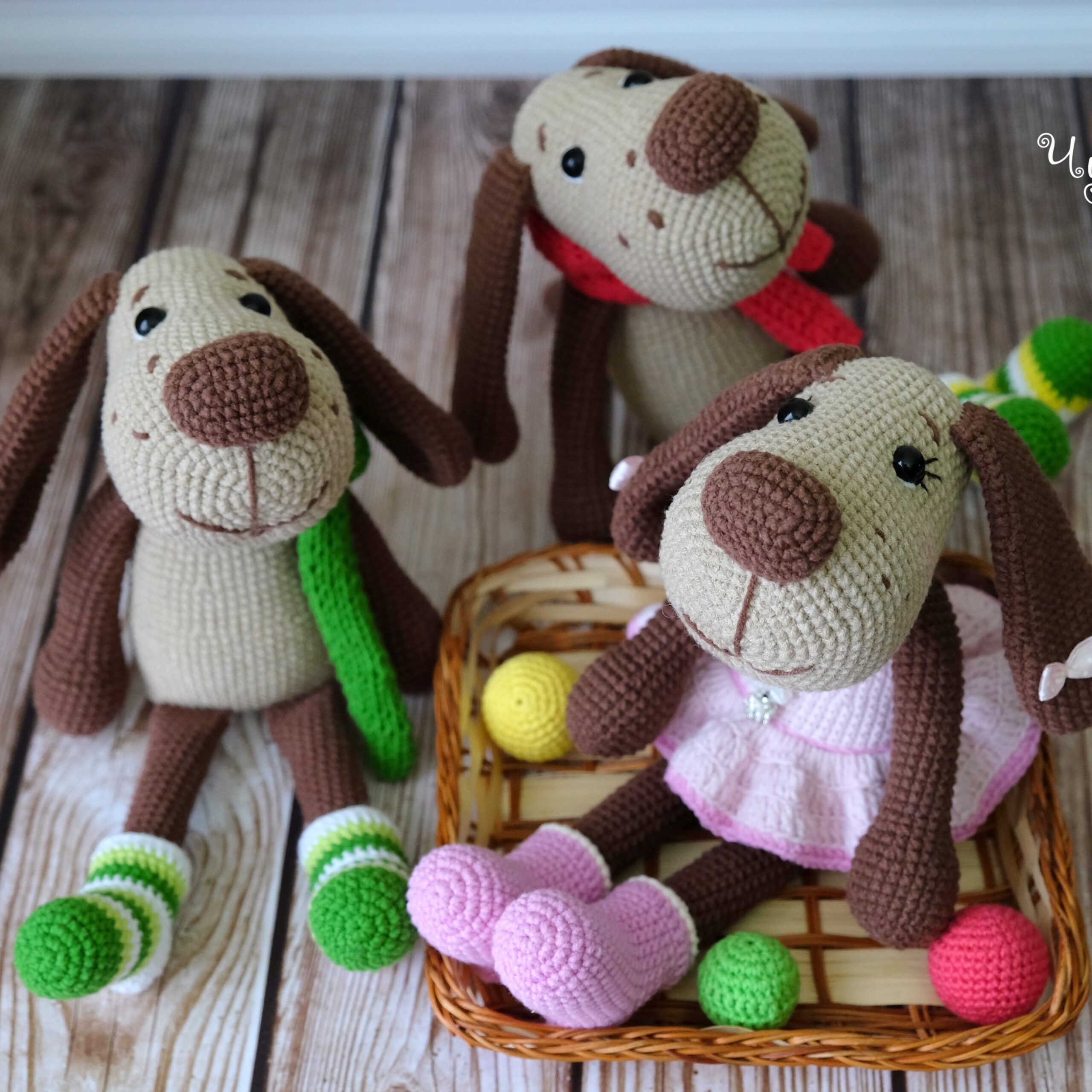 Lovely dogs, PDF amigurumi crochet pattern 2 DSCF6423 scaled