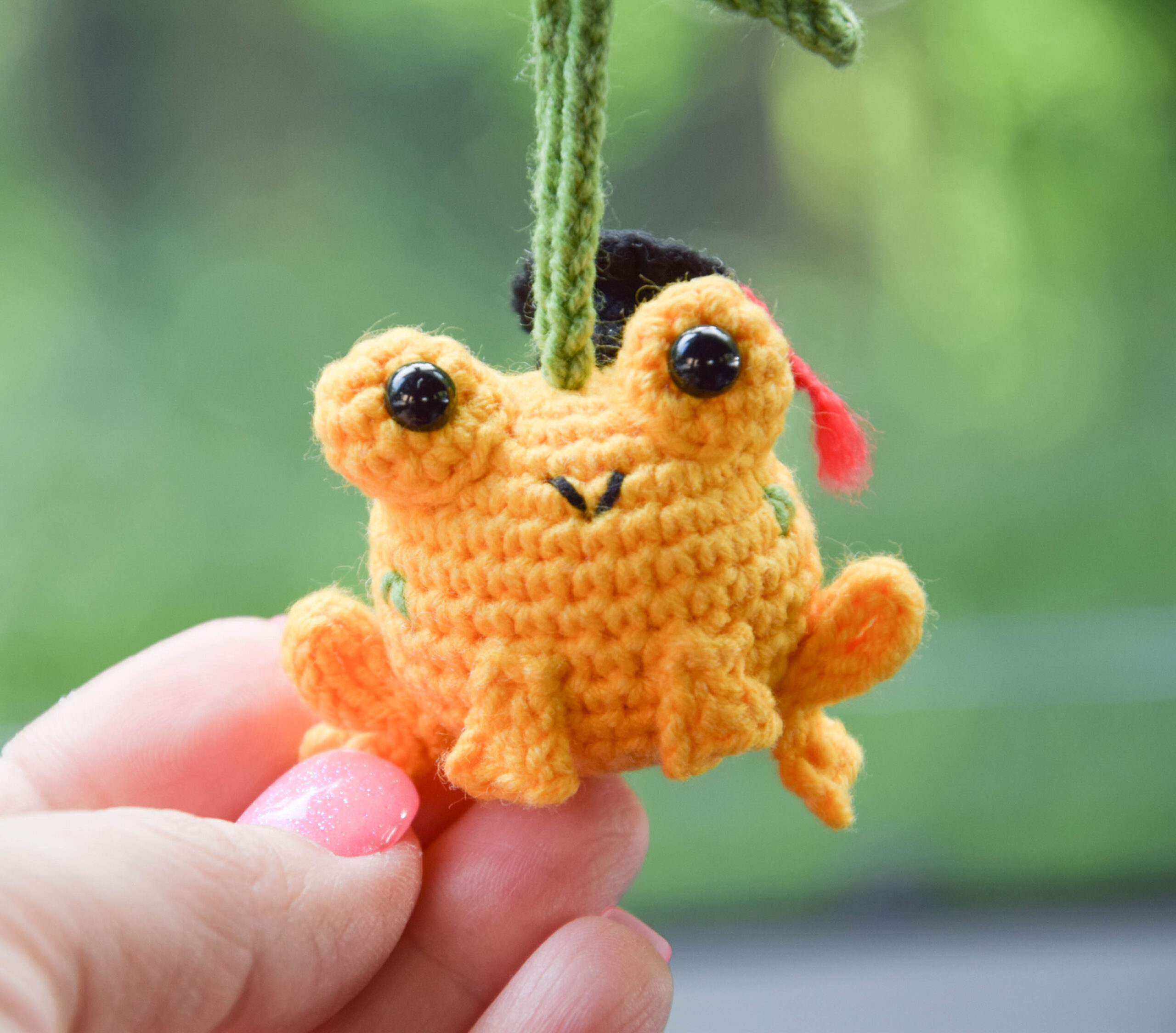 graduation frog gift, graduate 2024 gift idea car decor 3 DSC 1805 scaled