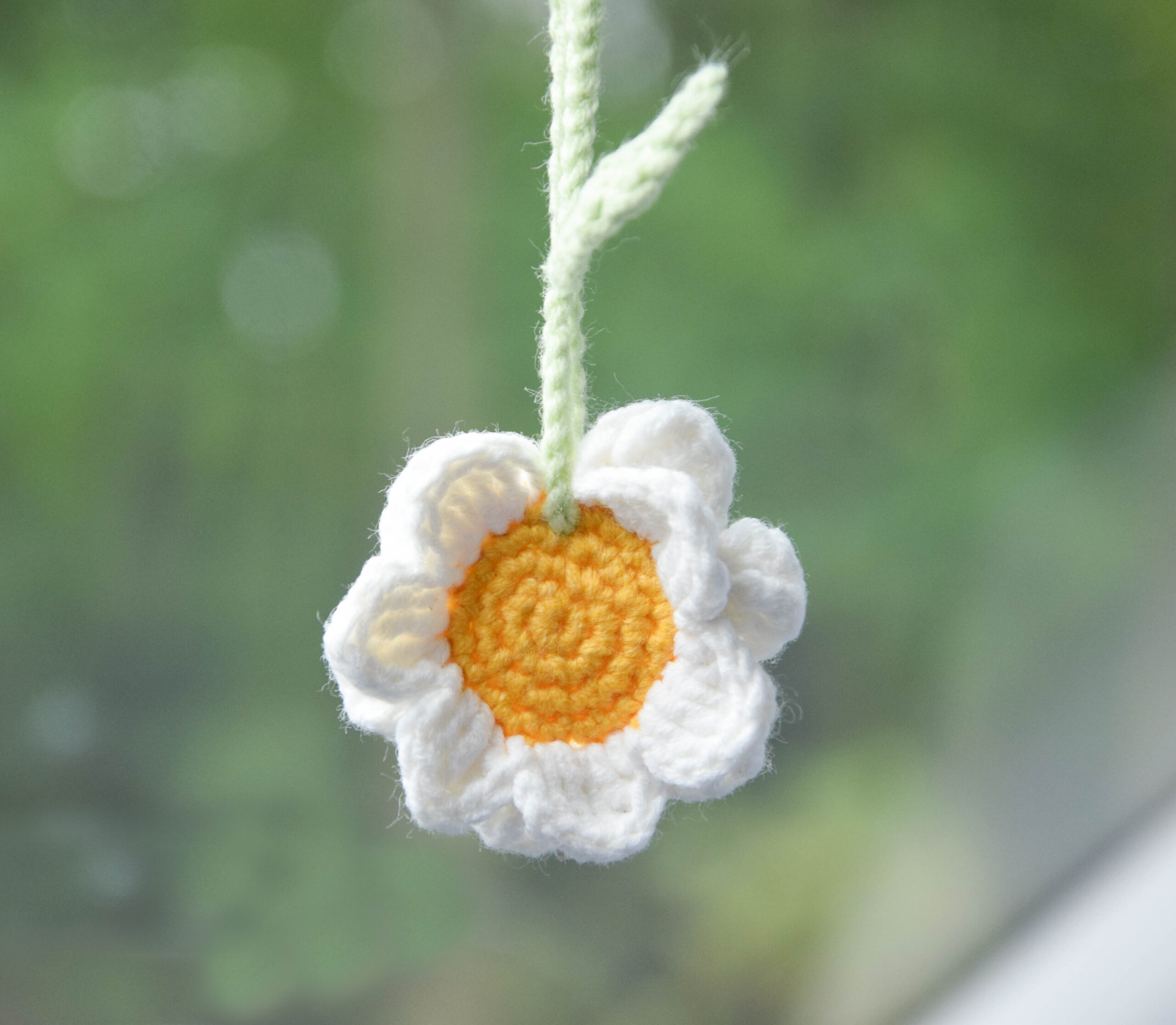 daisy car accessories gift for mom, daisy hanging decor