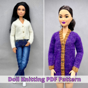 Classic cardigan for Barbie.