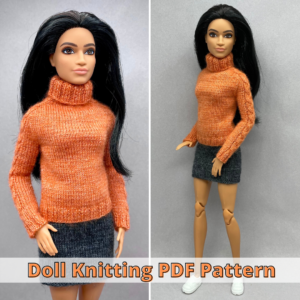 Sweater and skirt for Barbie doll