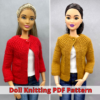 Cardigan for Barbie doll