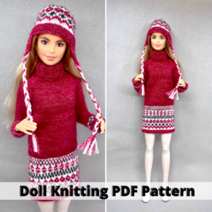 Dress and hat for Barbie.