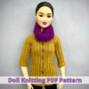 Jacket for Barbie doll.