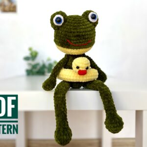 frog crochet pattern amigurumi Fionadolls