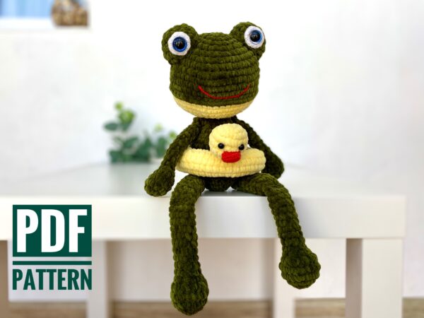 frog crochet pattern amigurumi Fionadolls