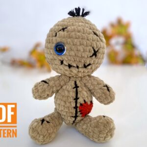voodoo doll crochet pattern halloween Fionadolls