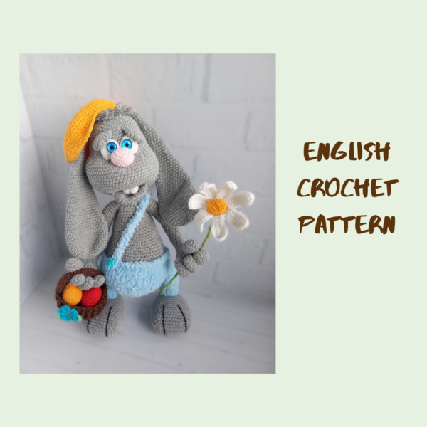 English crochet pattern bunny