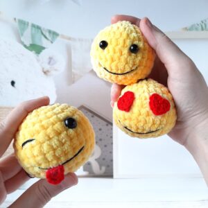 Crochet balls pattern Set of 3