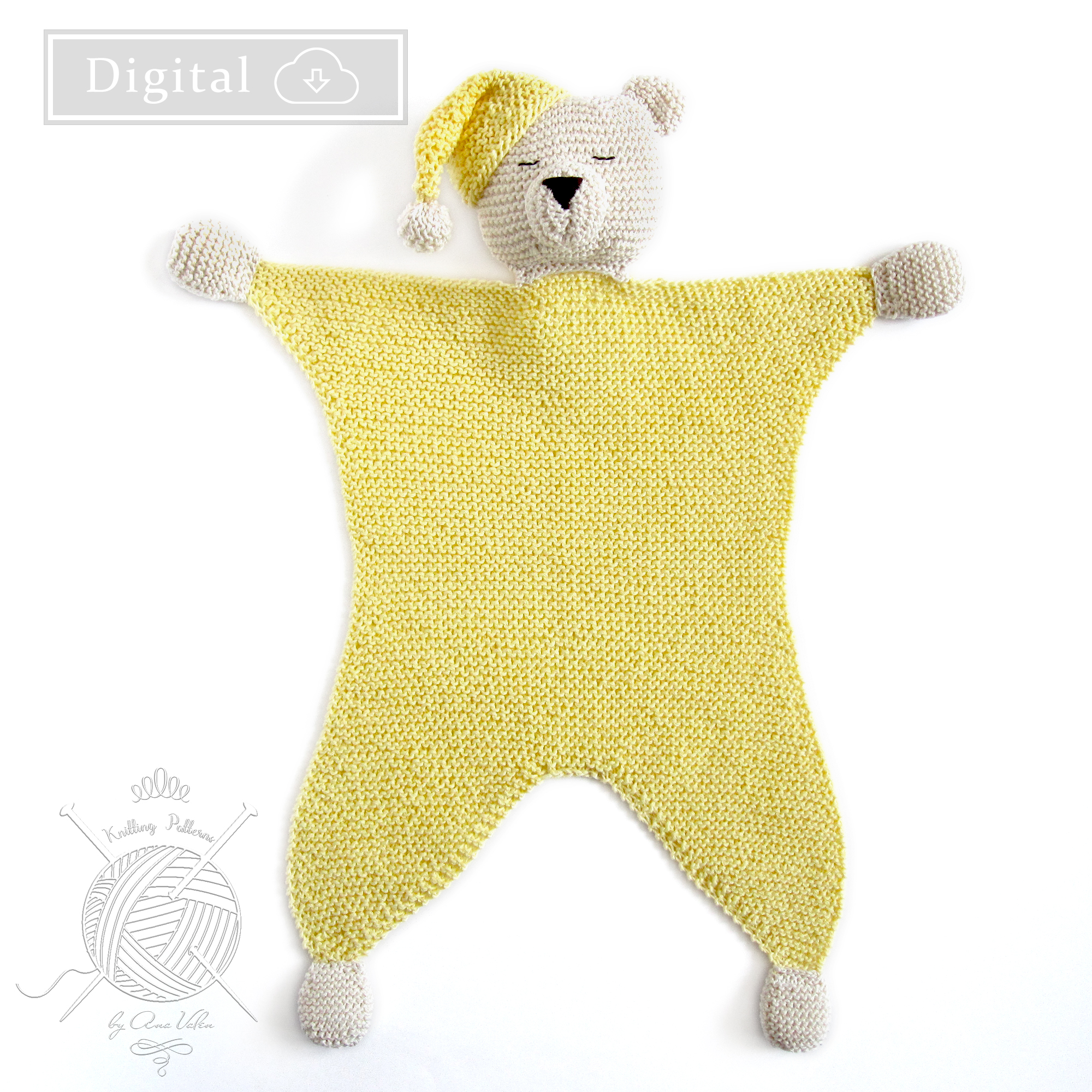 Teddy bear baby cheap blanket knitting pattern