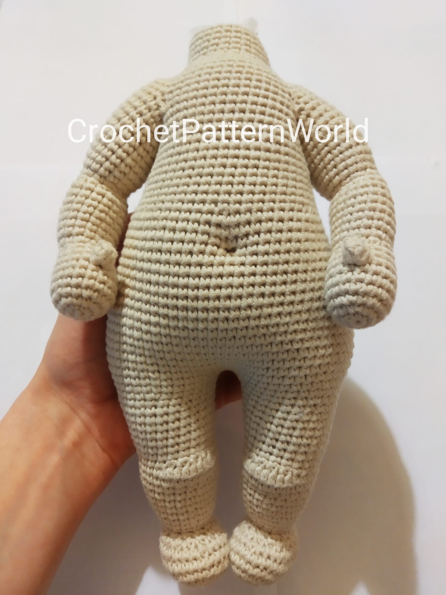 Crochet doll pattern, Amigurumi doll pattern (English, Deutsch