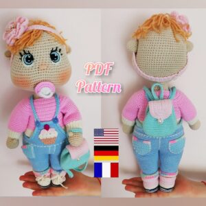 Lulu crochet doll pattern