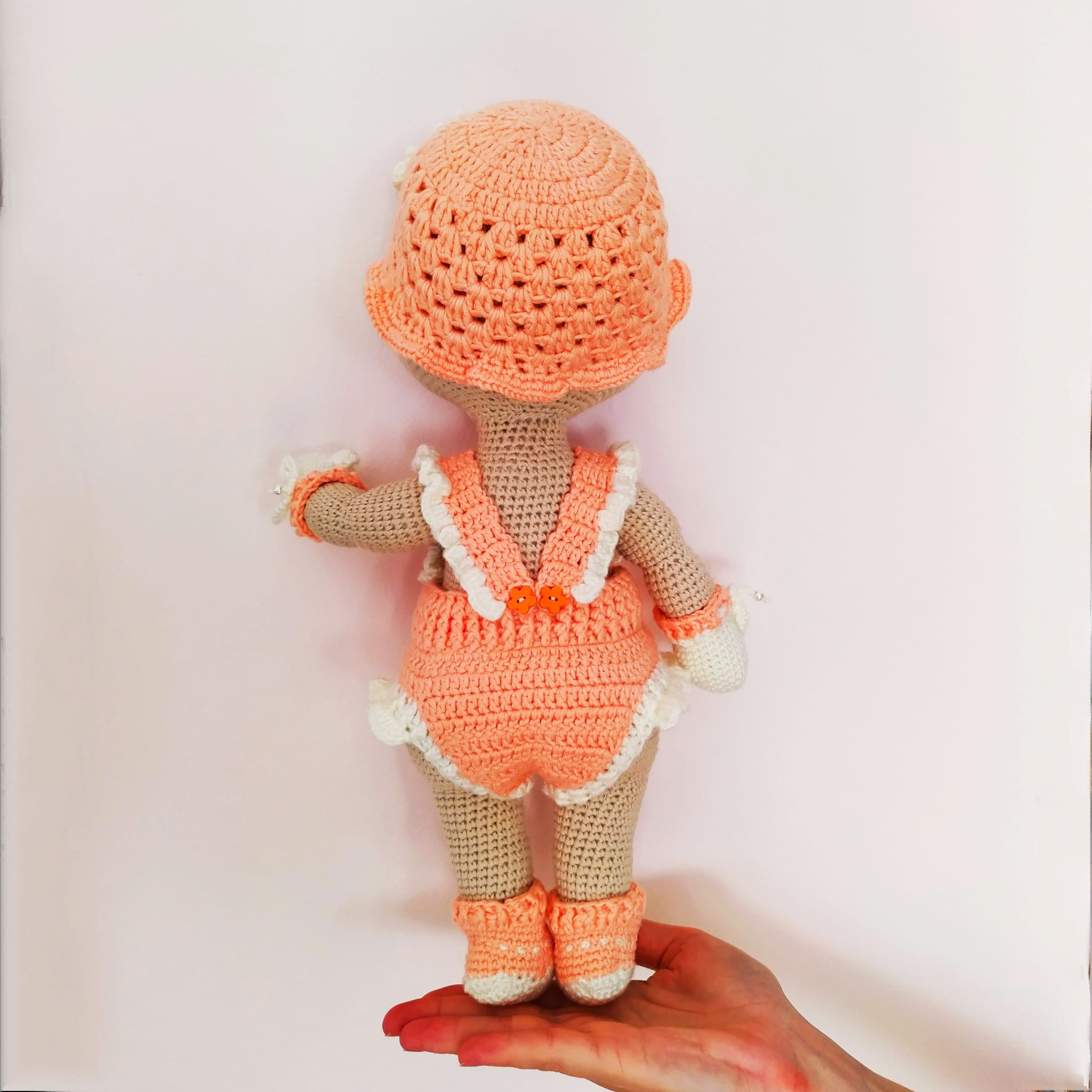 Crochet doll pattern amigurumi baby doll pattern (English, Deutsch