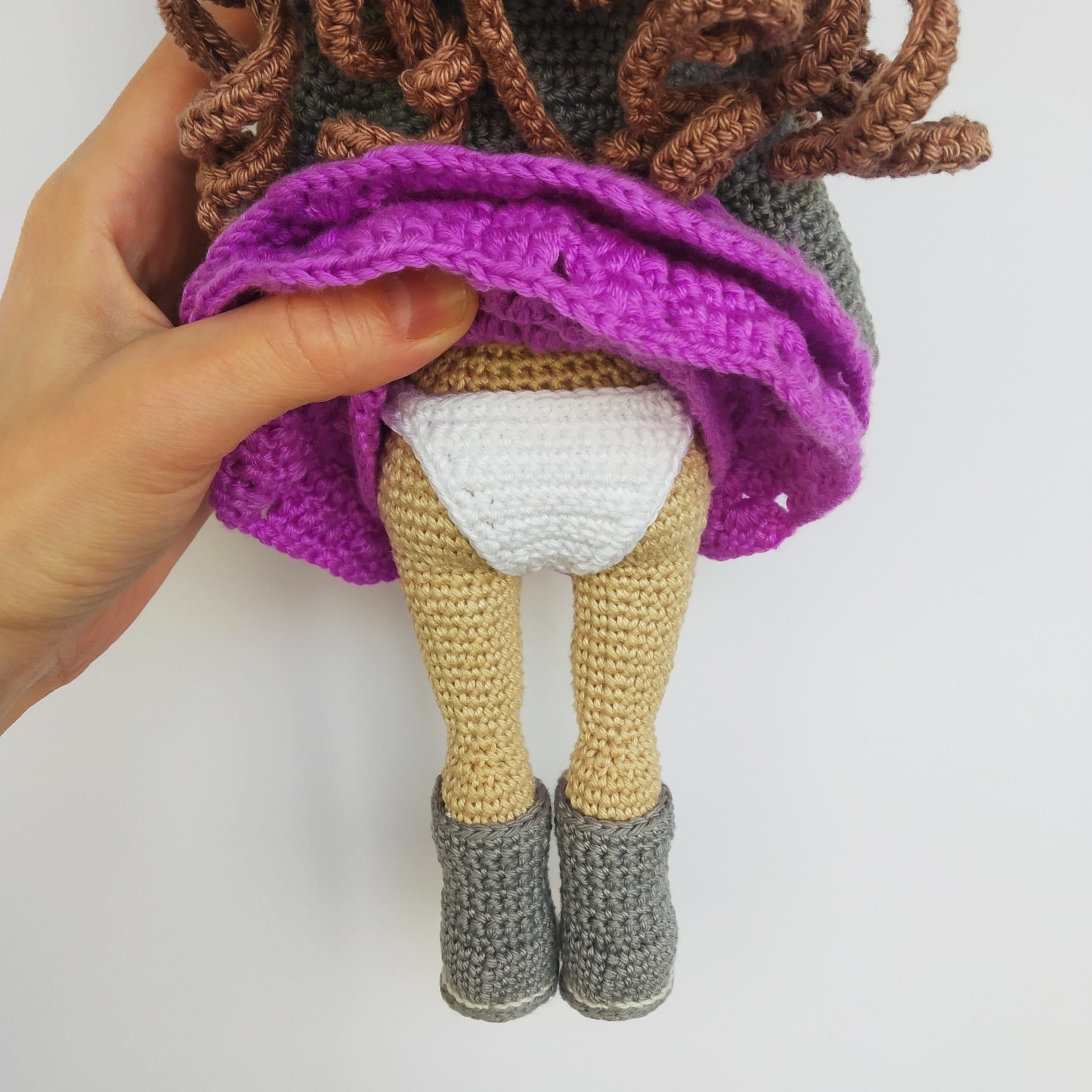 Moana doll crochet pattern - DailyDoll Shop