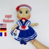 Lulu crochet doll pattern