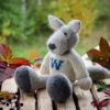Stuffed wolf pattern
