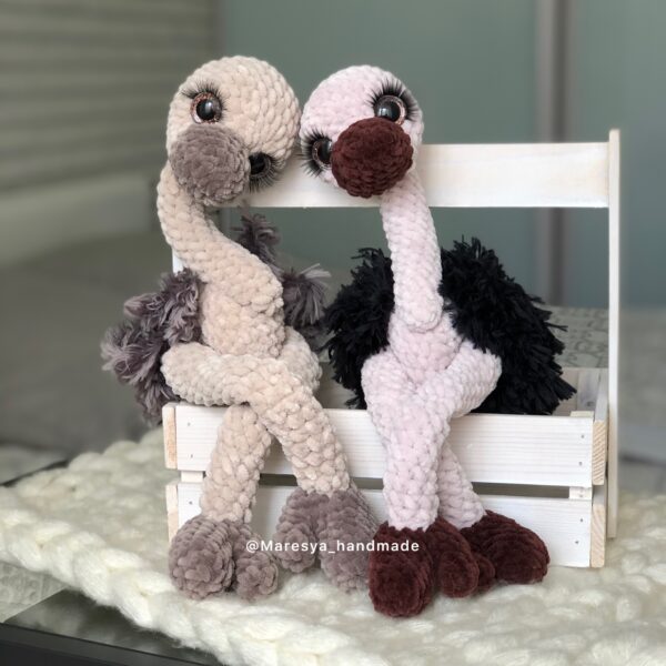 crochet pattern ostrich