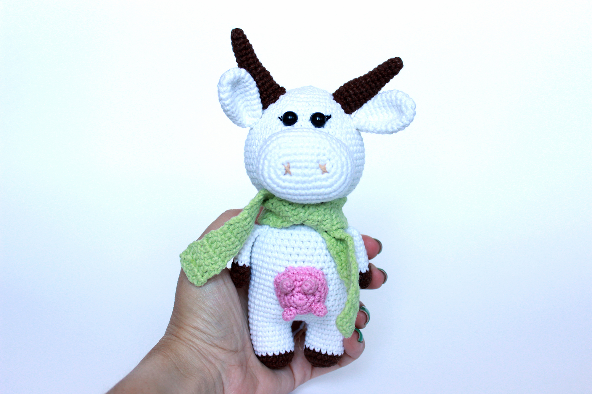 Crochet bull cow with calf pattern, bull cow amigurumi 2 IMG 1155