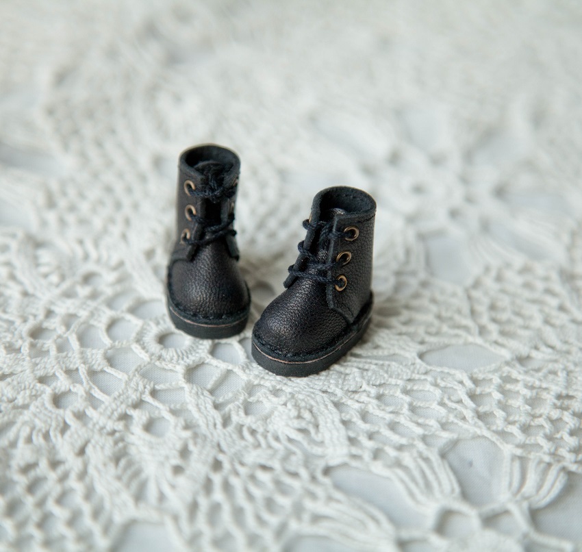 Boots for Blythe doll, Black shoes for doll 12 inch 1 IMG 2002 2