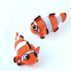 Amigurumi crochet pattern clown fish toy. Mini crochet toy.