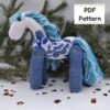 Knit horse pattern, Horse knitting pattern, Horse toy knit pattern, Knit toy pattern, Toy knitting pattern
