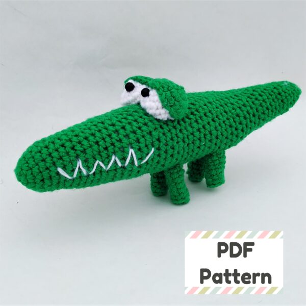 Crochet crocodile pattern, Crocodile crochet pattern, Alligator crochet pattern, Alligator amigurumi pattern, Crochet caiman pattern