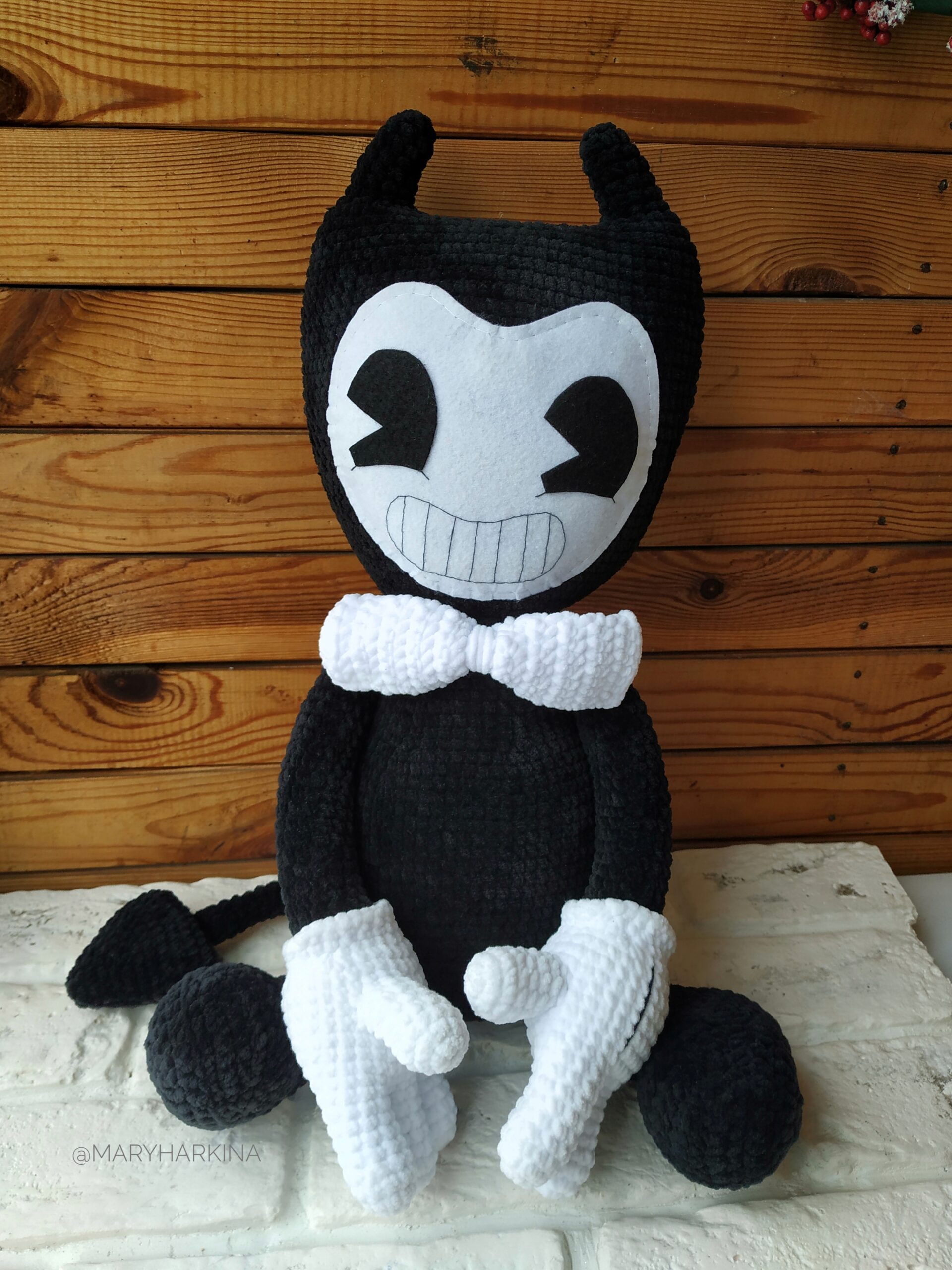 INK BENDY Plush 8 Black & White Bendy and the Ink Machine NEW