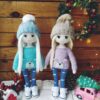 pattern christmas doll amigurumi