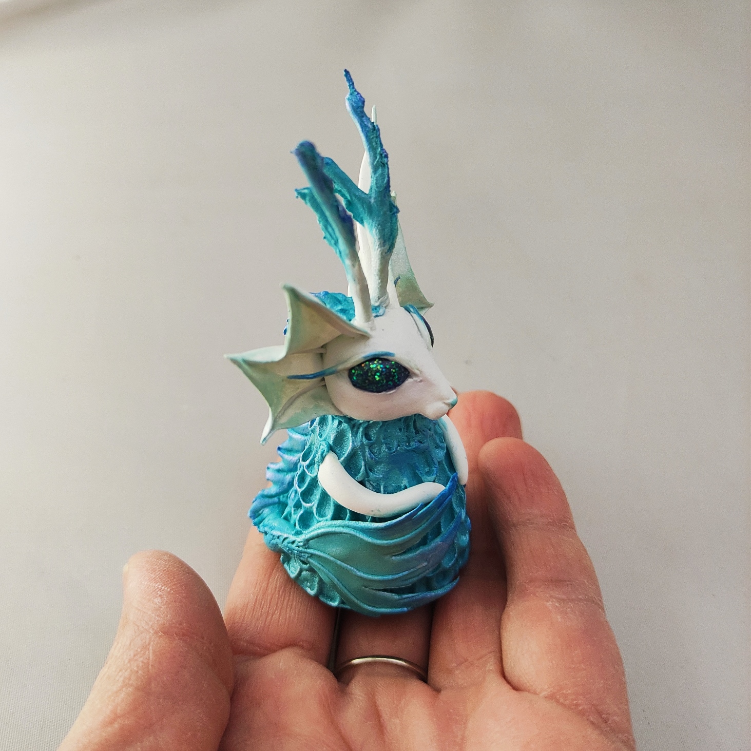Cat Fantasy spirit Water elemental art figurine Sea magic animal 9 IMG 20210517 000713