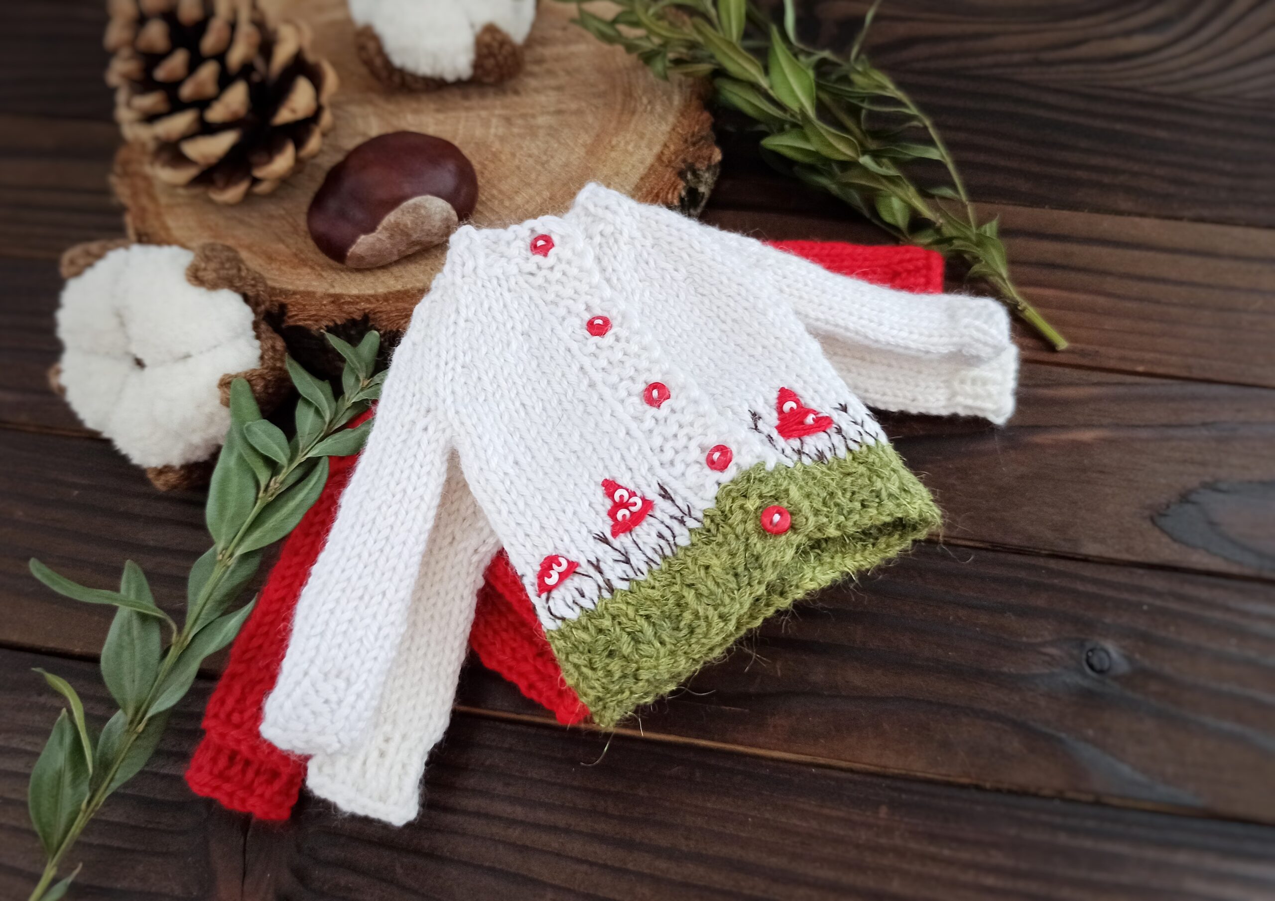 blythe doll mushroom cardigan blythe doll mushroom cardigan