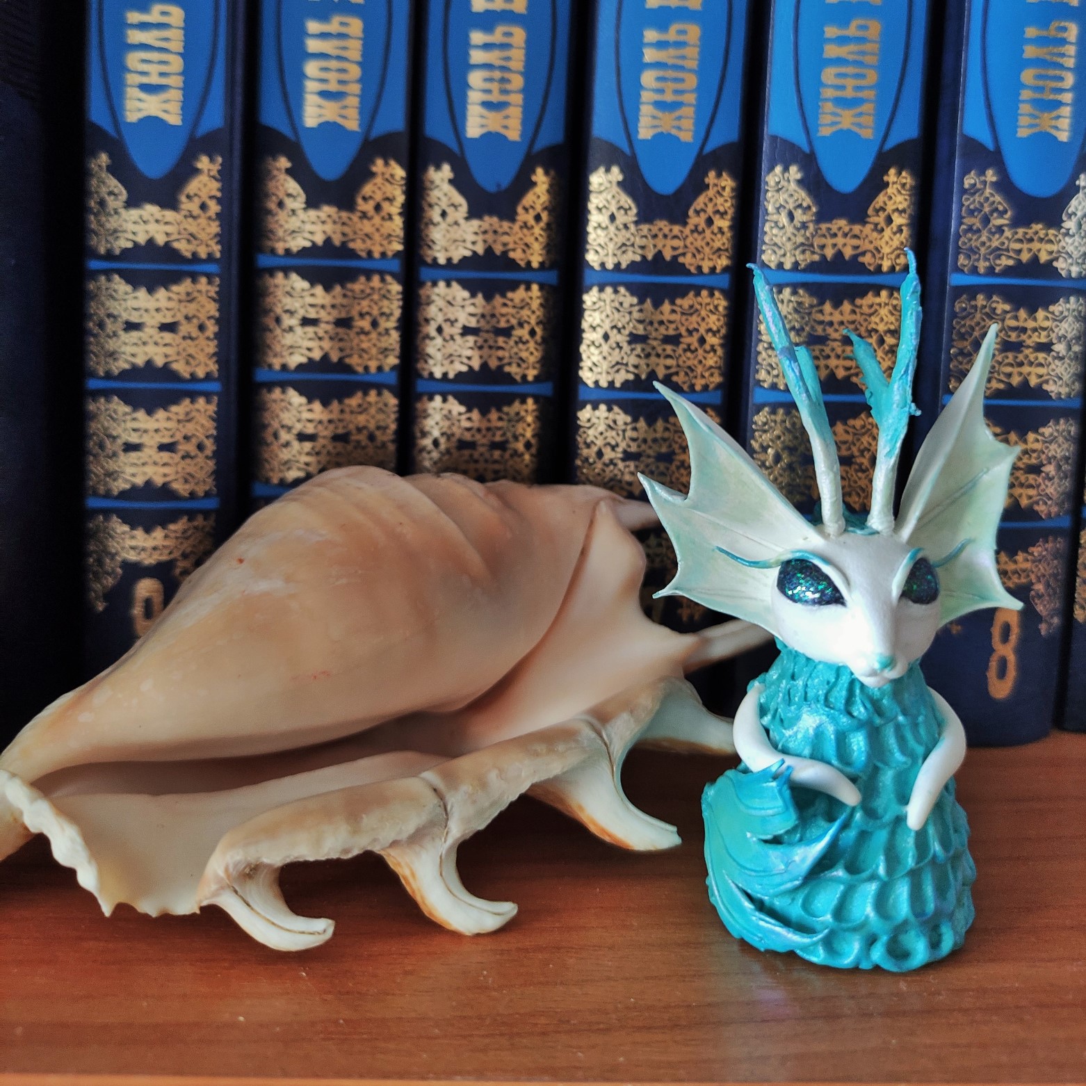 Cat Fantasy spirit Water elemental art figurine Sea magic animal 7 IMG 20210729 164401 2