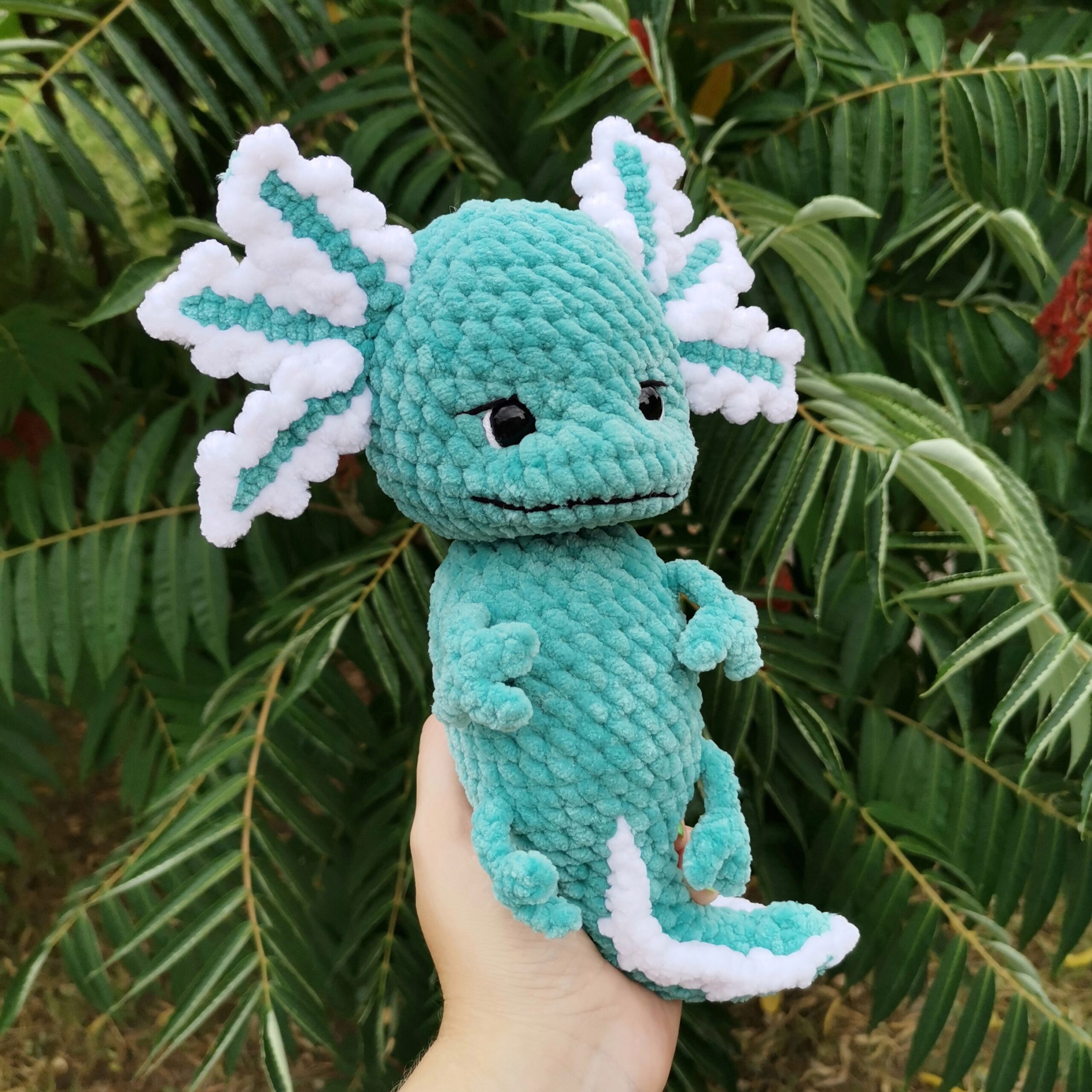 Plush Baby Axolotl Cute Water Monster 1 New Custom Color Toy