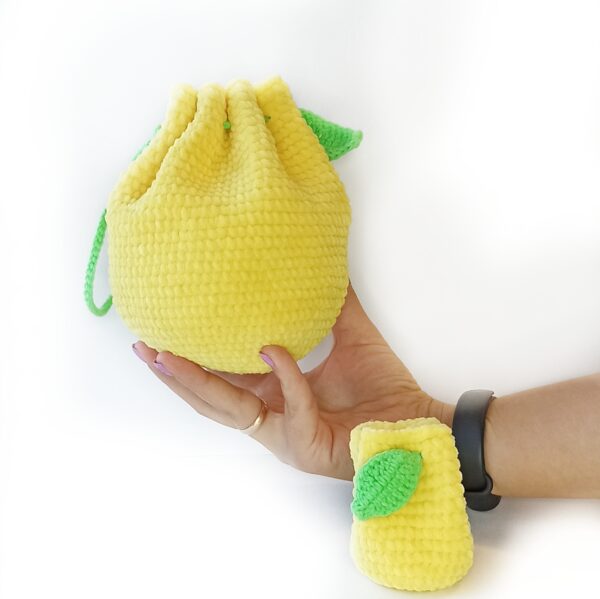 Crochet patterns CROCHET FRUIT POUCH Easy Pattern in English, peach pouch,  Baby Peach - DailyDoll Shop