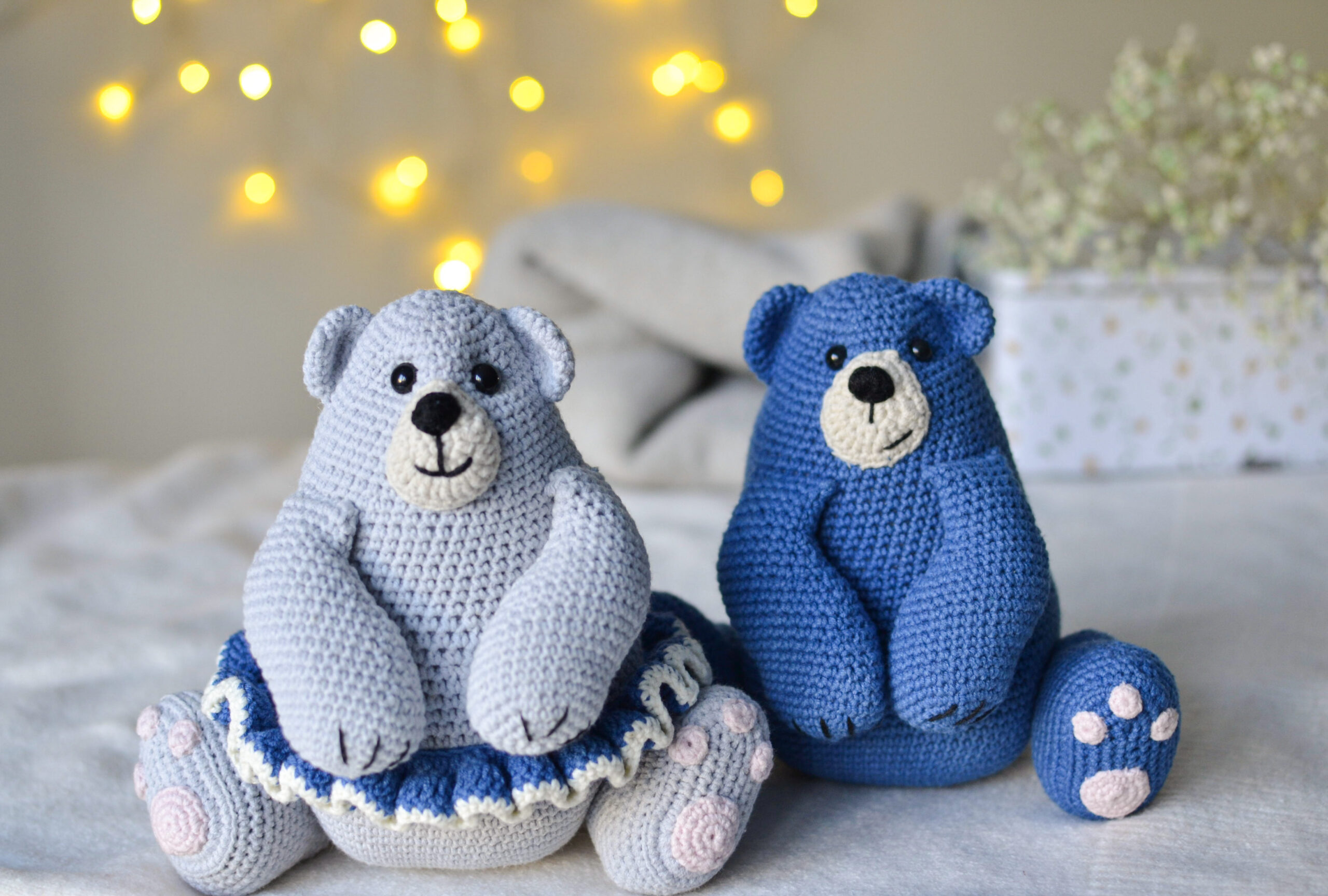 Crochet bears boy and girl, amigurumi animal pattern 1 IMG 20220111 153324 scaled