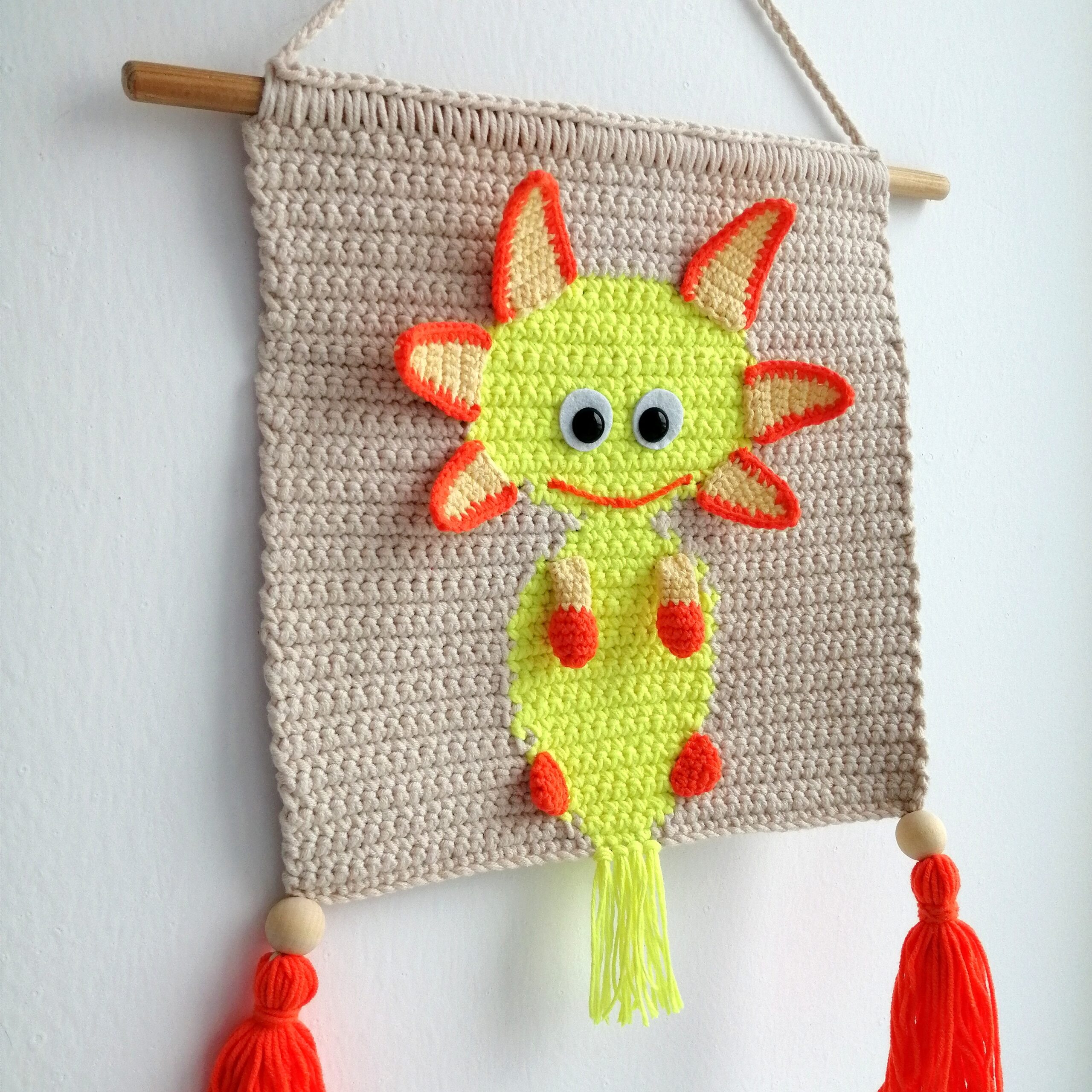 WALL HANGING AXOLOTL PATTERN. HOME DECOR AXOLOTL. 8 IMG 20220204 114804 scaled