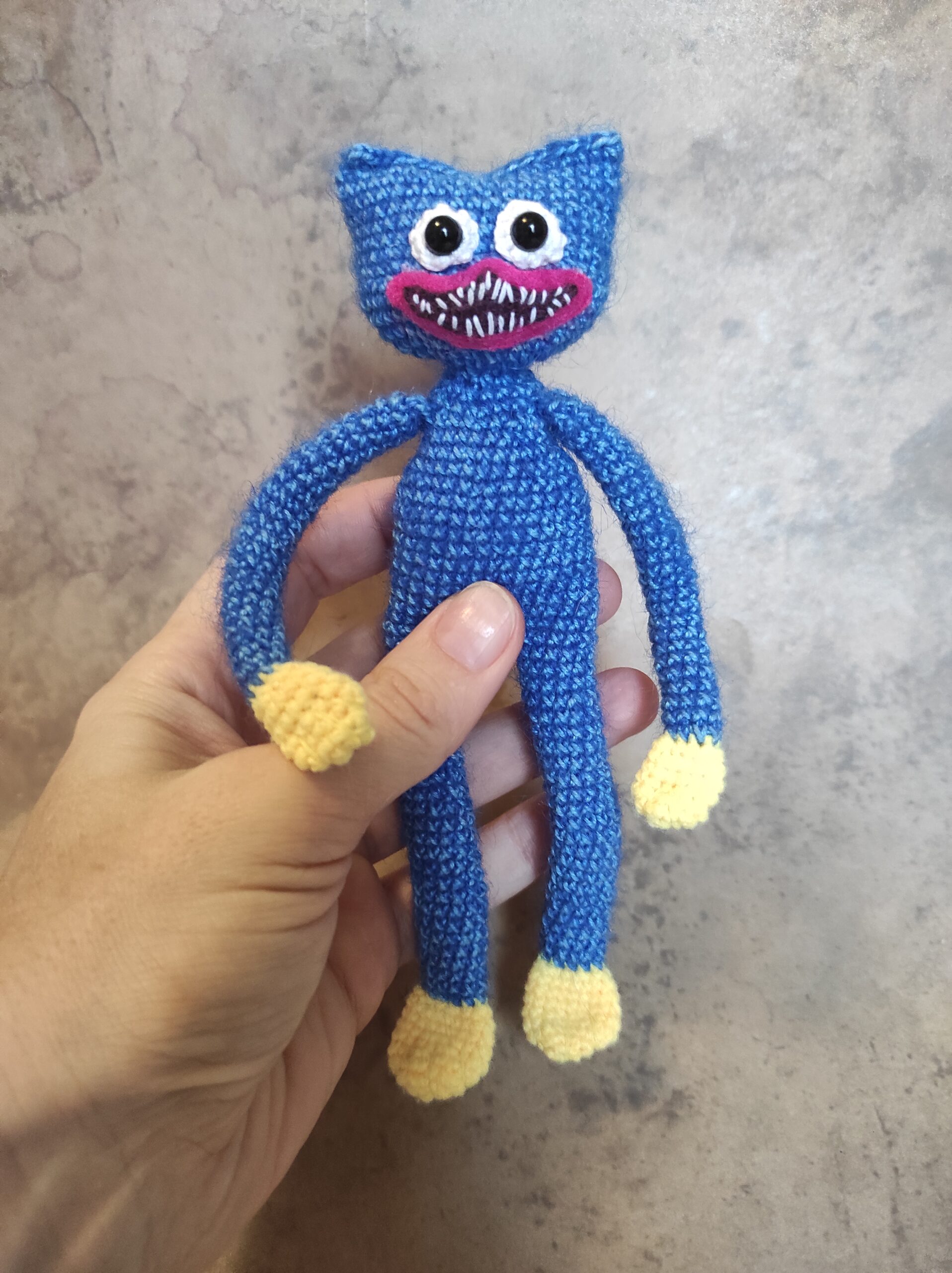 Pink Rainbow Friends Crochet Plush. Custom Gifts Rainbow Friend