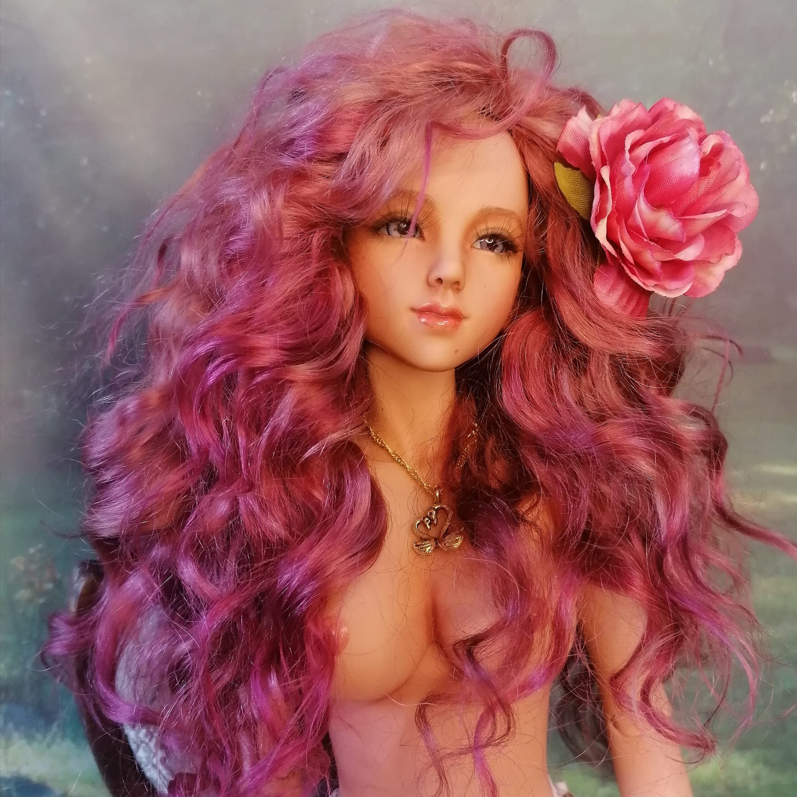 New Arrival Sweet Lolita Auburn Curly BJD Doll Wigs - Buy New Arrival Sweet  Lolita Auburn Curly BJD Doll Wigs Product on