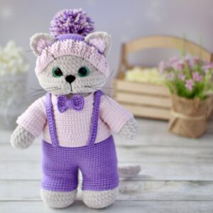 pattern crochet cat