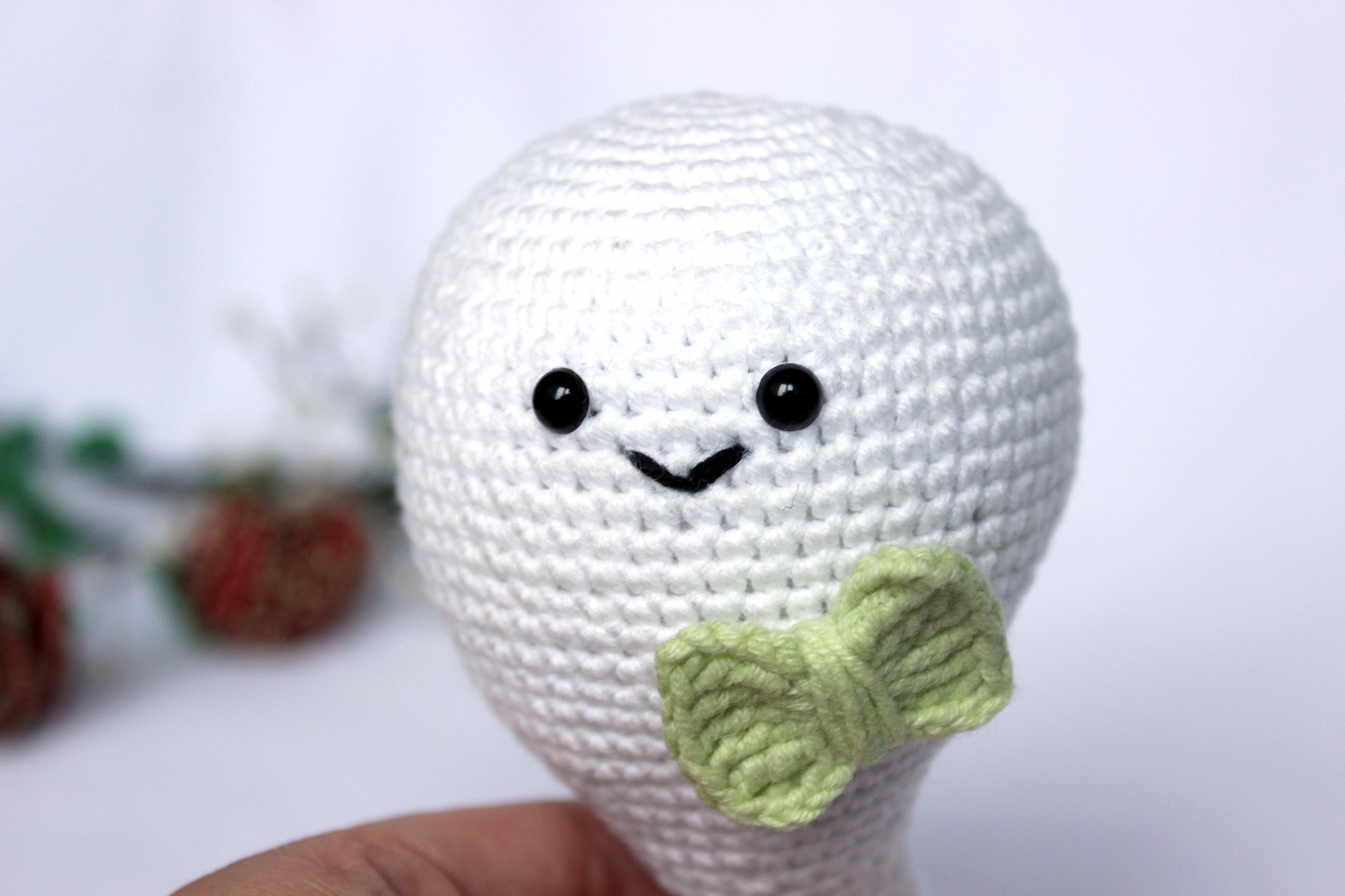 Halloween Ghost crochet pattern, Amigurumi ghost decor 4 IMG 4534 1