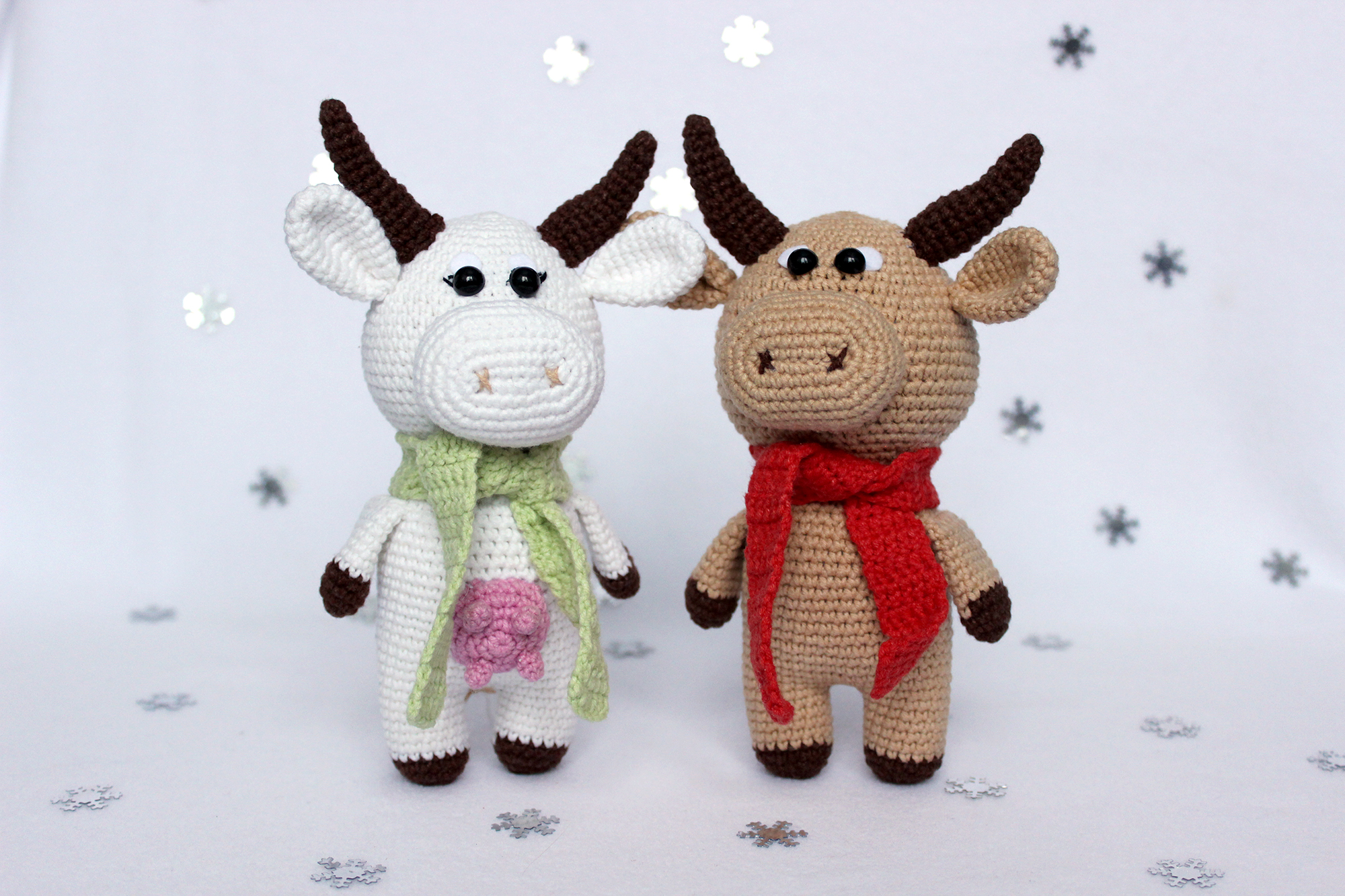 Crochet bull cow with calf pattern, bull cow amigurumi 1 IMG 4665 1