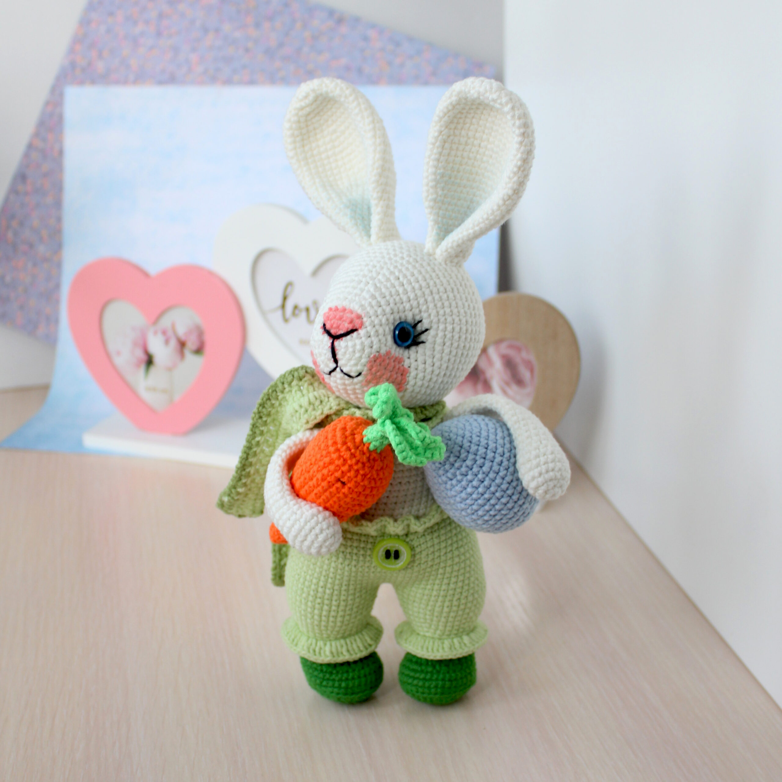 Easter bunny crochet pattern PDF in English Rabbit toy amigurumi 4 IMG 4743 scaled