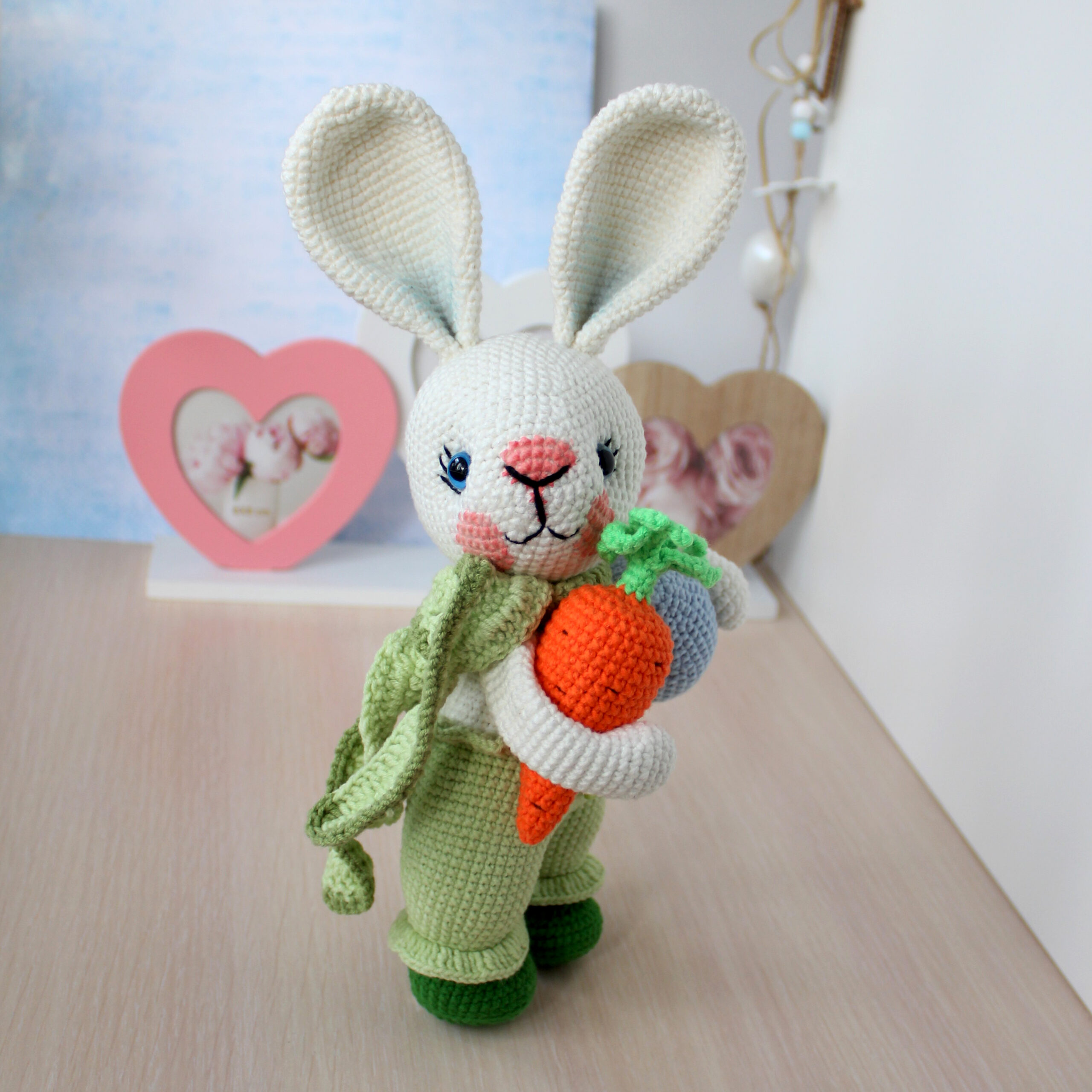 Easter bunny crochet pattern PDF in English Rabbit toy amigurumi 5 IMG 4777 scaled