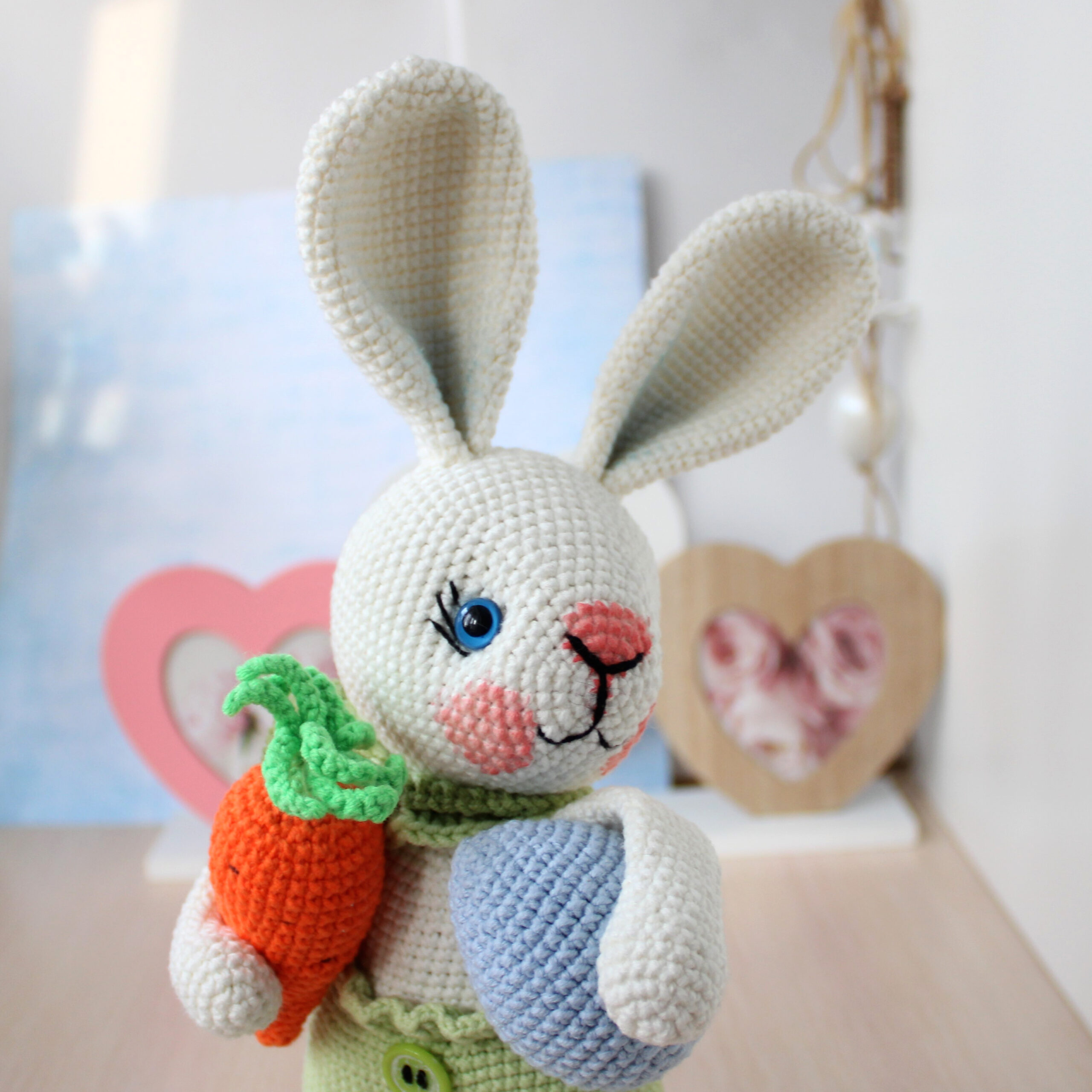 Easter bunny crochet pattern PDF in English Rabbit toy amigurumi 1 IMG 4797 scaled